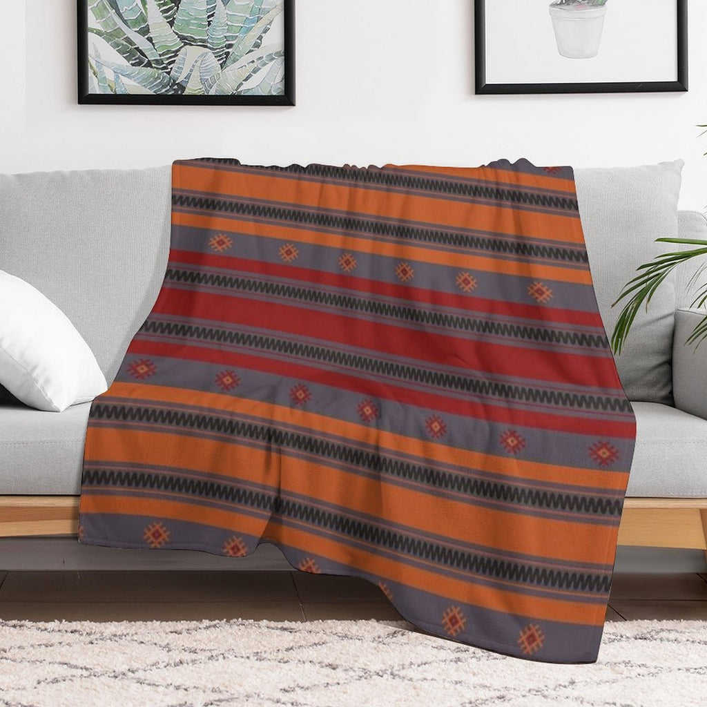 Oriental Kilim Rug 3 Quick-dry Throw Blanket