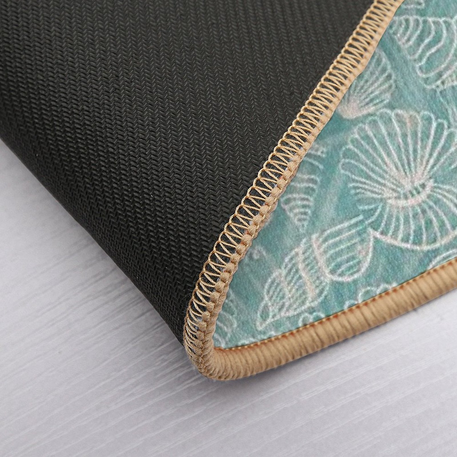 Summer Seashell - Blue Vintage Holiday Season - Relax  Multi-Purpose Bath Mat