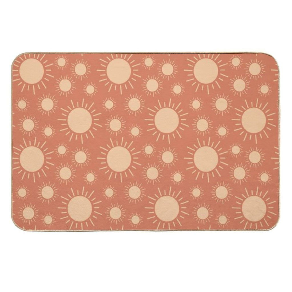 Here Comes The Sunset Durable Bath Mat