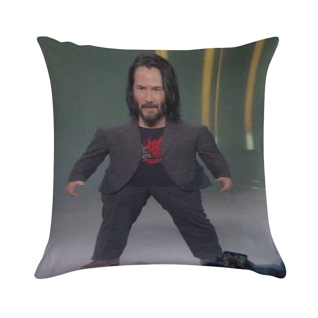Baby Keanu Reeves Soft High-Density Material Throw Pillow