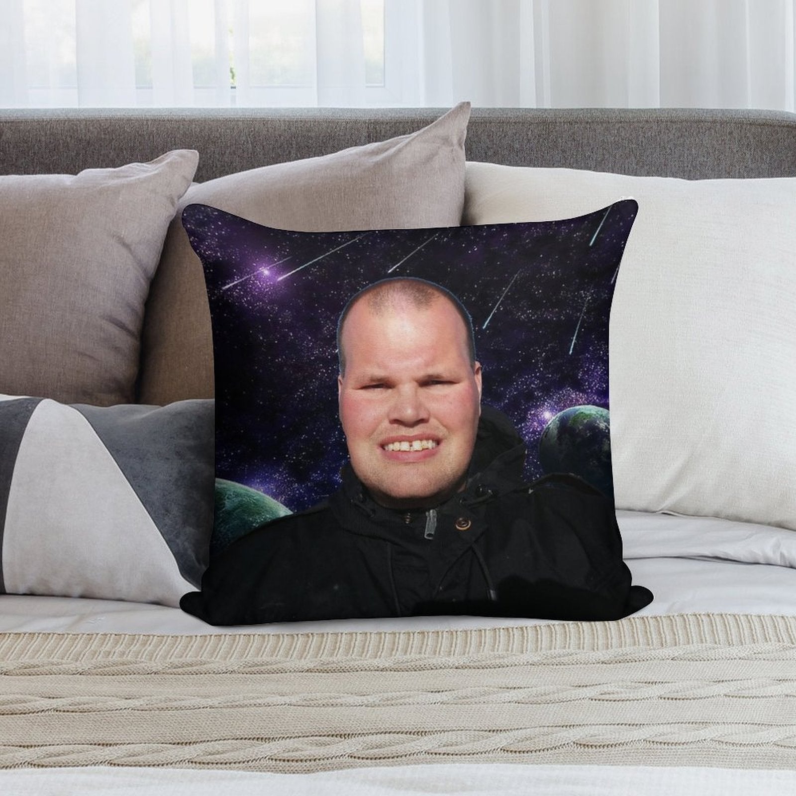 Frankie MacDonald Soft Home Decor Throw Pillow