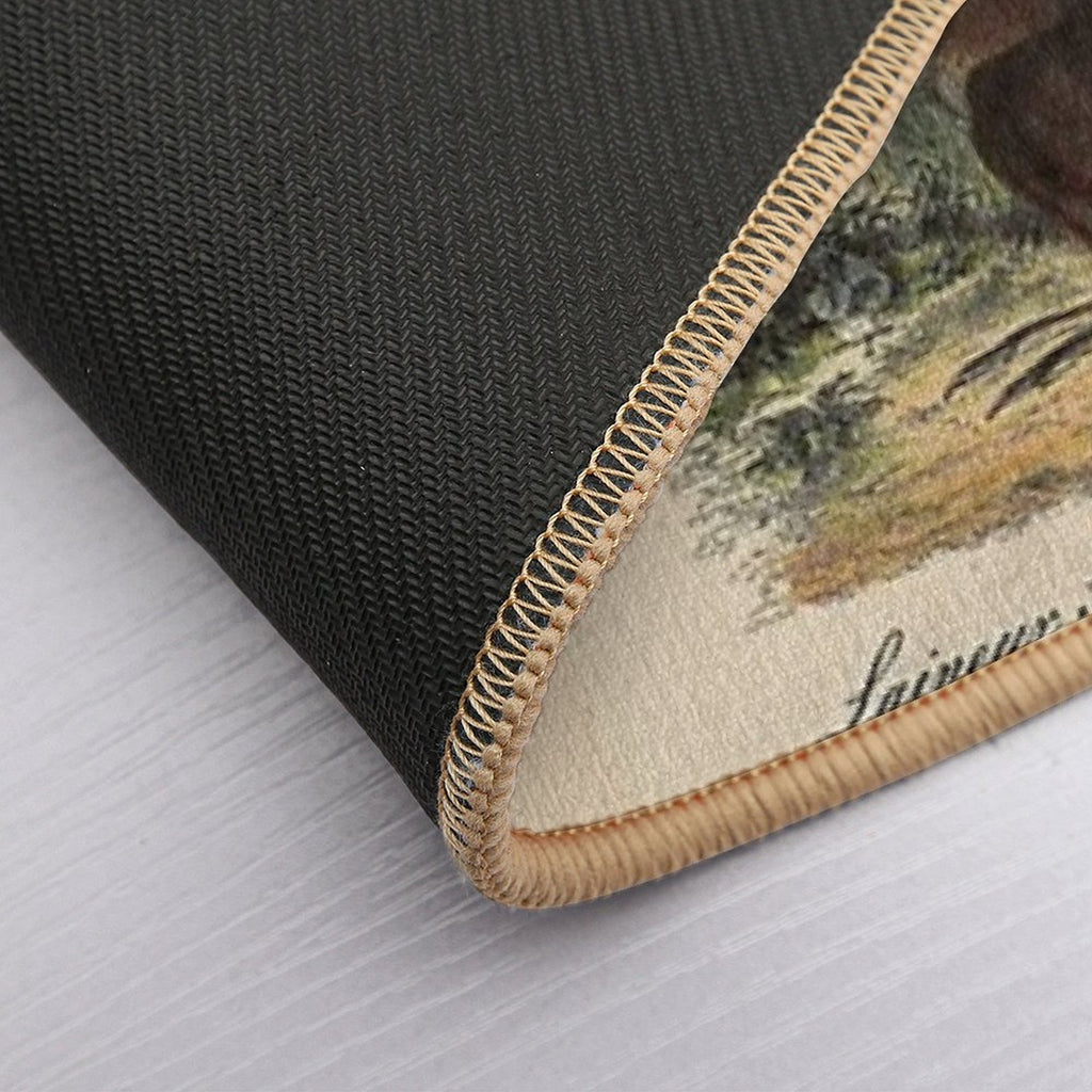 KANGAROO  Vintage 1854 Comte Print  Odorless Bath Mat