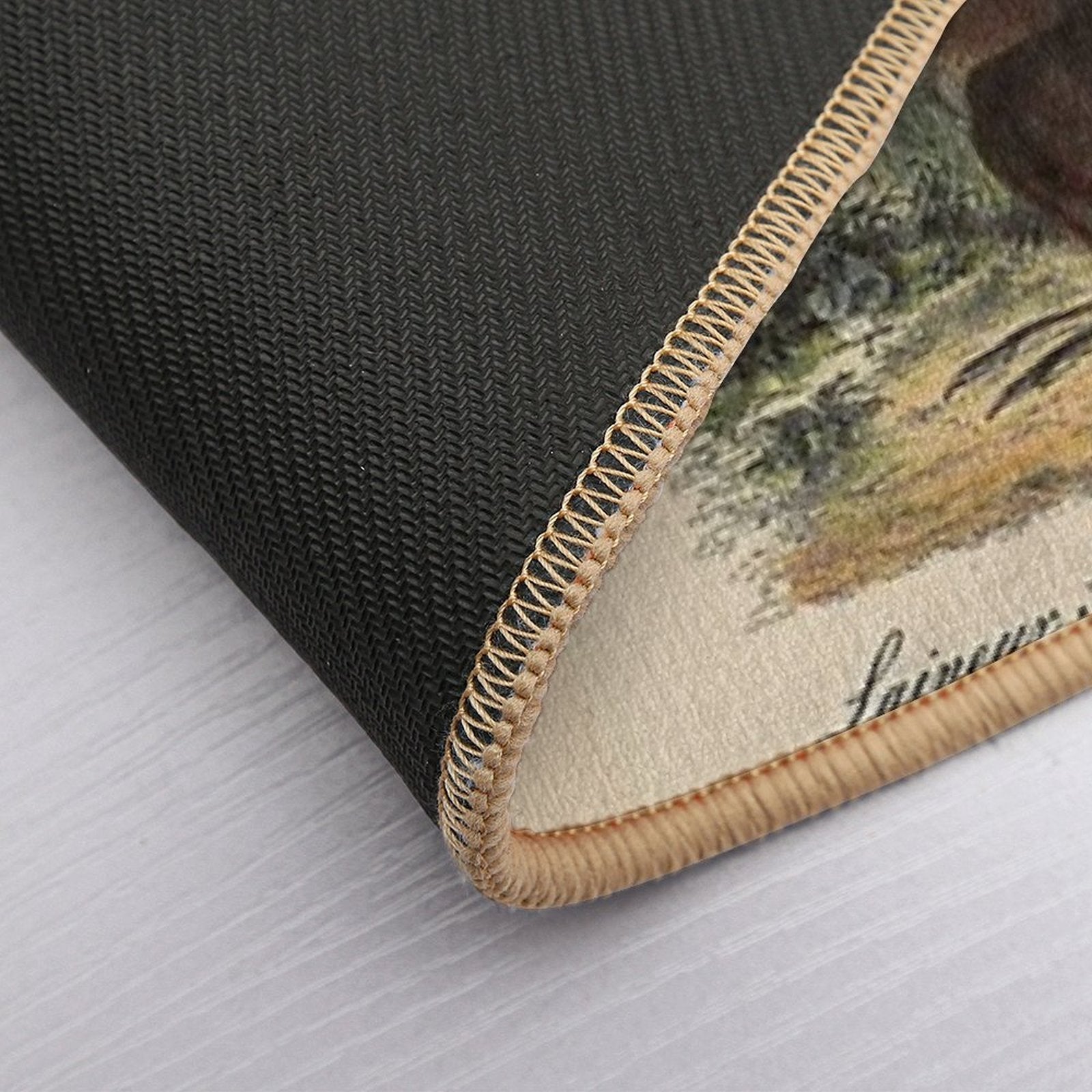 KANGAROO  Vintage 1854 Comte Print  Odorless Bath Mat