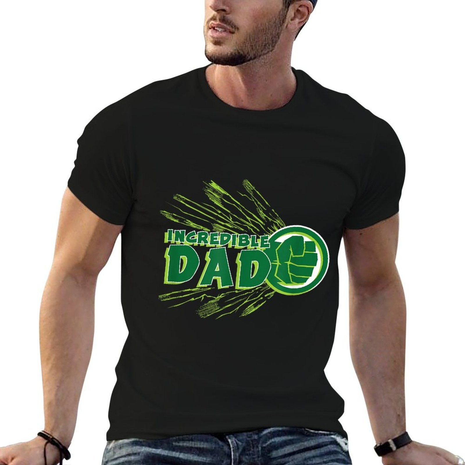 Marvel Hulk Incredible Dad Family Trip Vacation Father’s Day  Versatile T-Shirt