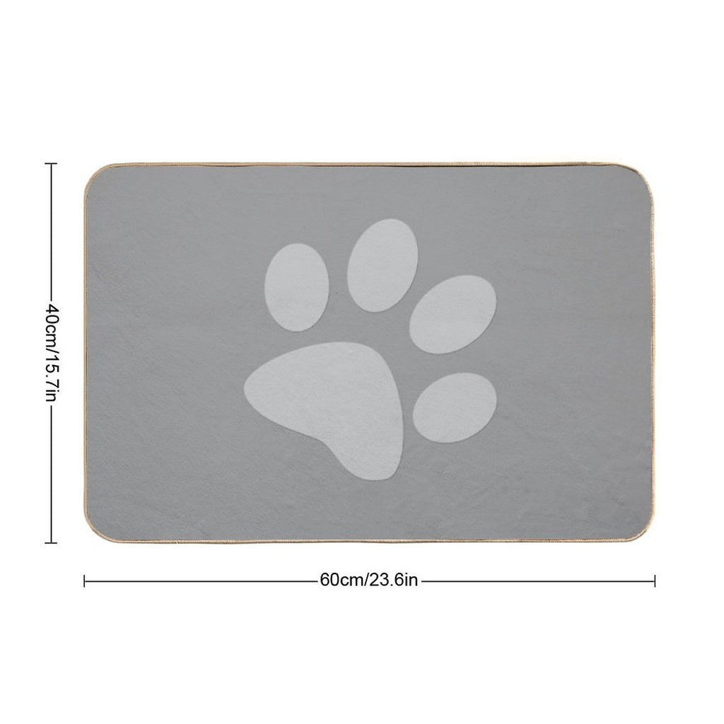 Cute Paws  High-Traffic Bath Mat