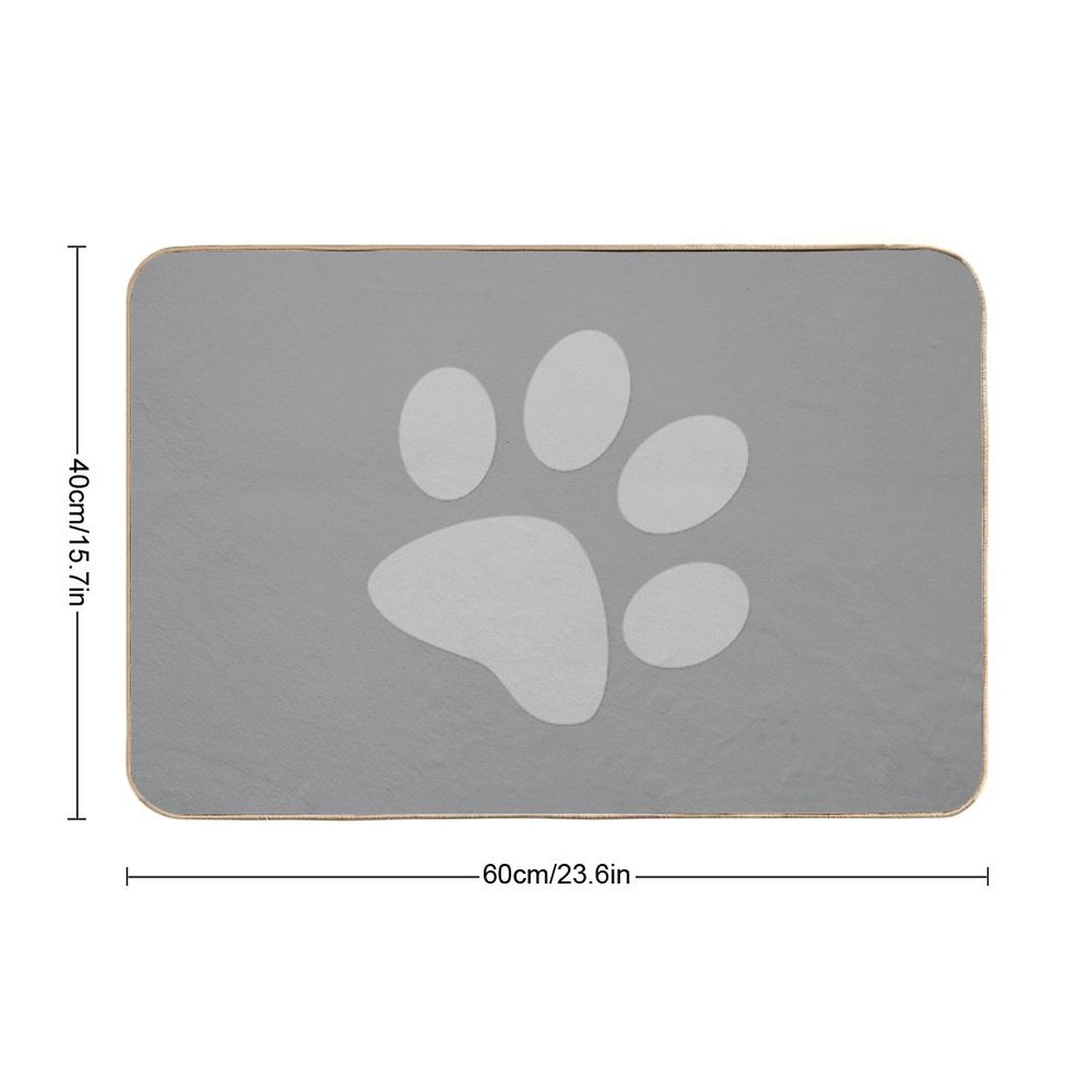 Cute Paws  High-Traffic Bath Mat