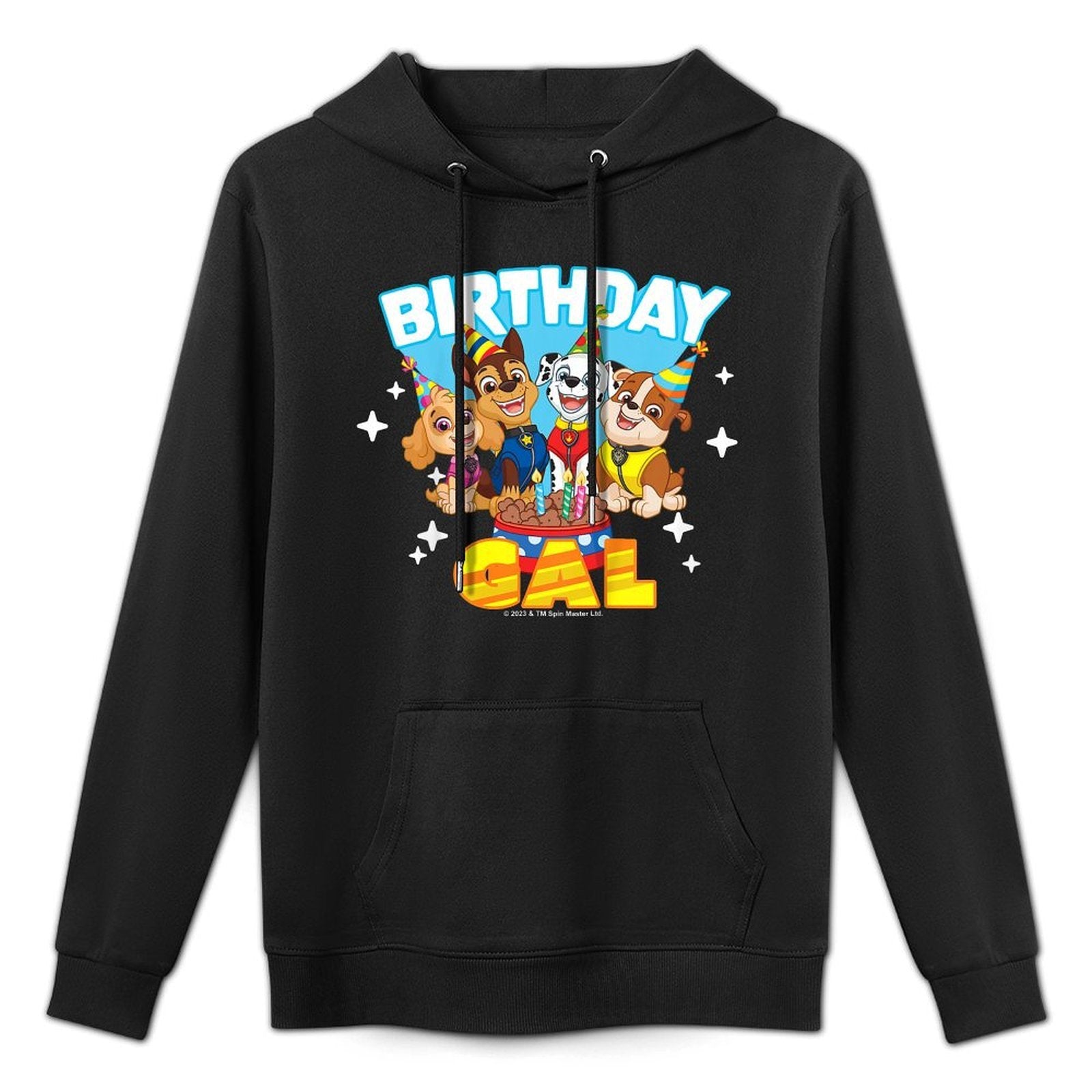Kids PAW Patrol Birthday Gal Friendly Group Celebration Durable Construction Hoodie