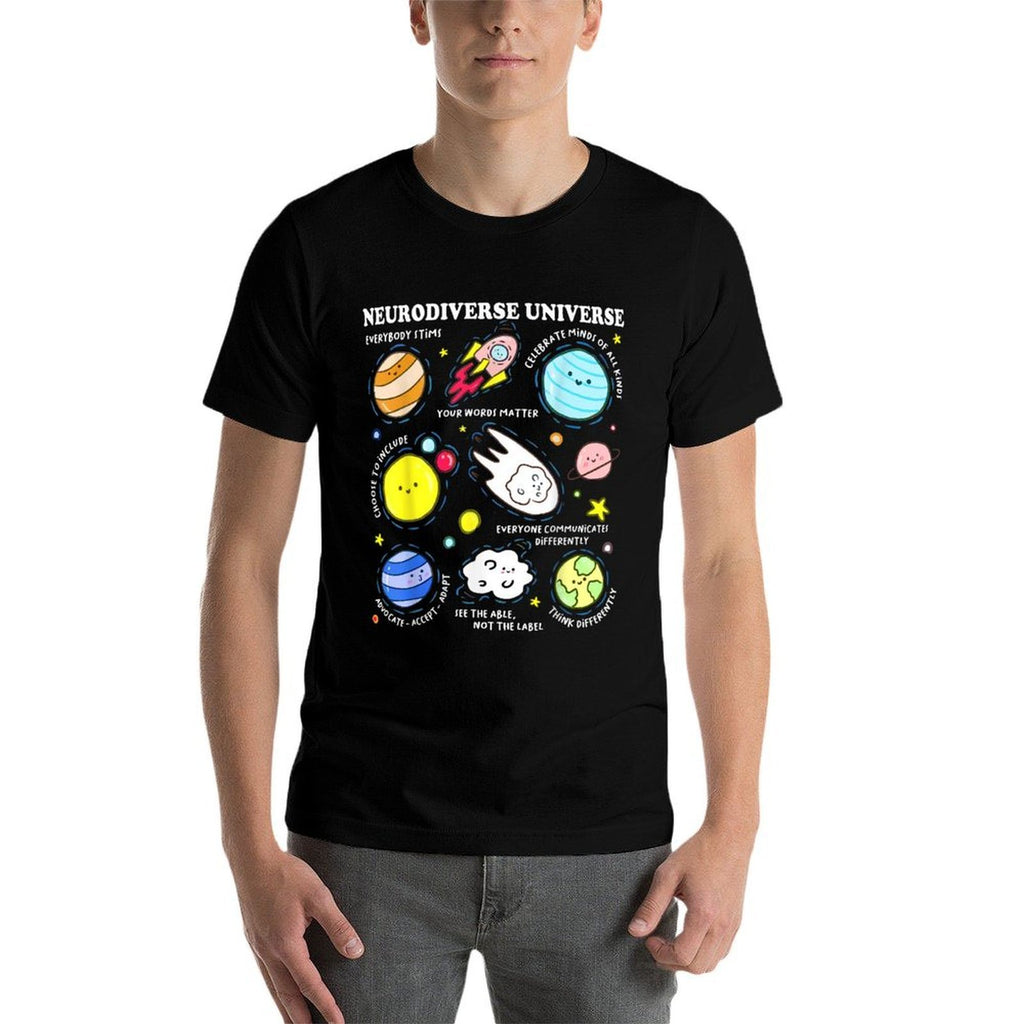 Kids Autism Awareness Neurodiverse Universe Neurodiversity  Breathable T-Shirt