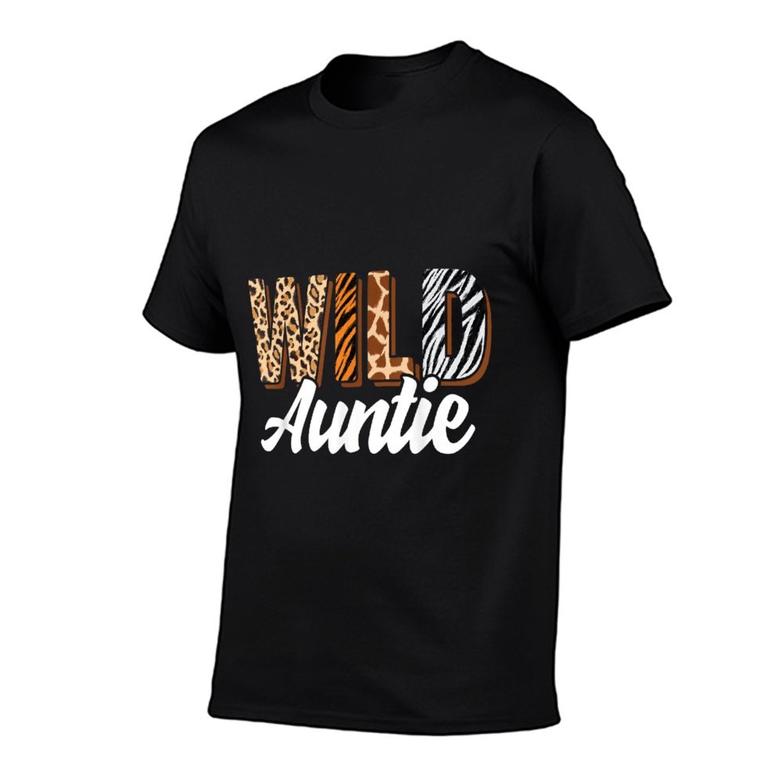Wild Auntie Zoo Born Two Be Wild B-day Safari Jungle Animal Comfortable T-Shirt