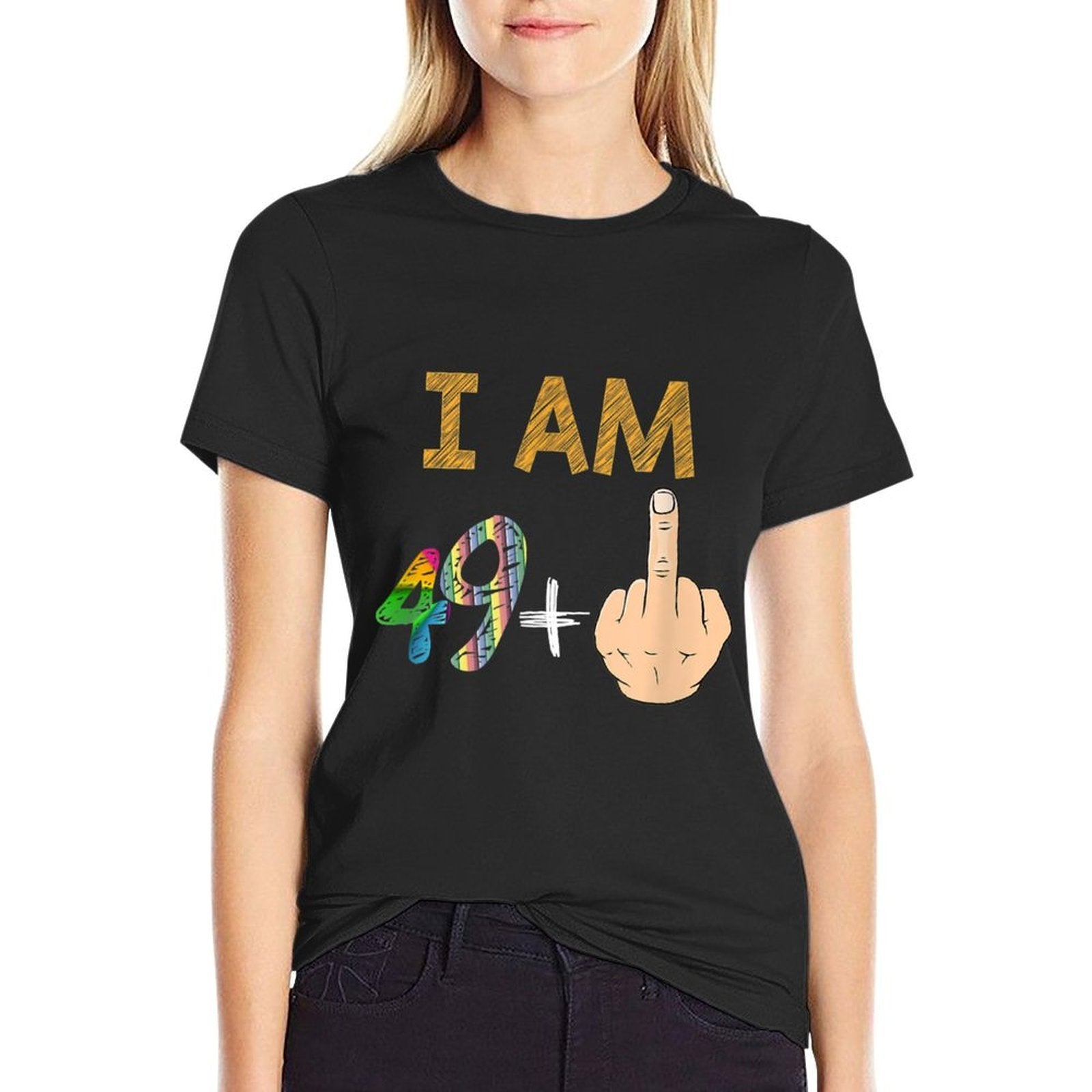 I"M 50th Birthday Gift Ideas Funny T Shirt For Men And Women  Tagless Design T-Shirt