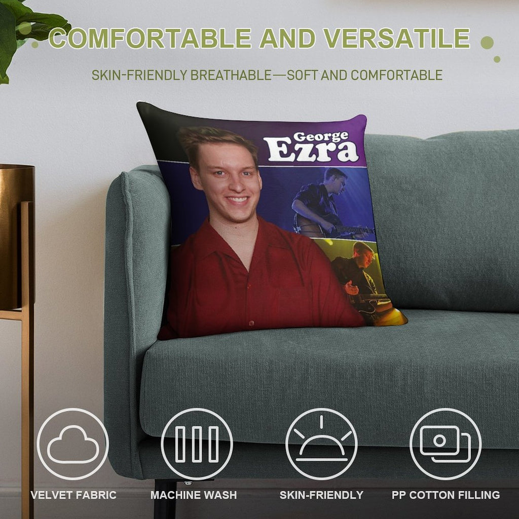 George Tour 2021 Ezra Concert Kokbisa Soft Home Decor Throw Pillow