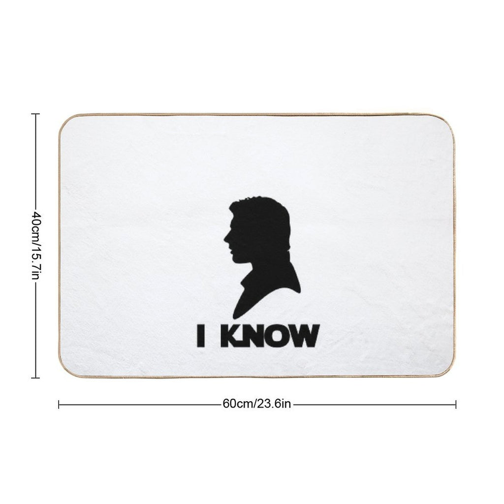 I Know  Non-Slip Bath Mat