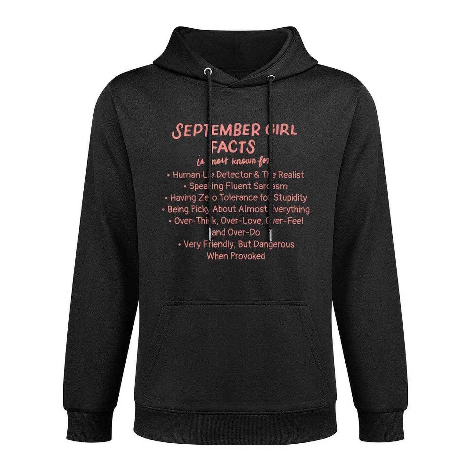 September Girl Facts Birthday Gifts Born In September Virgo Colorfast Hoodie