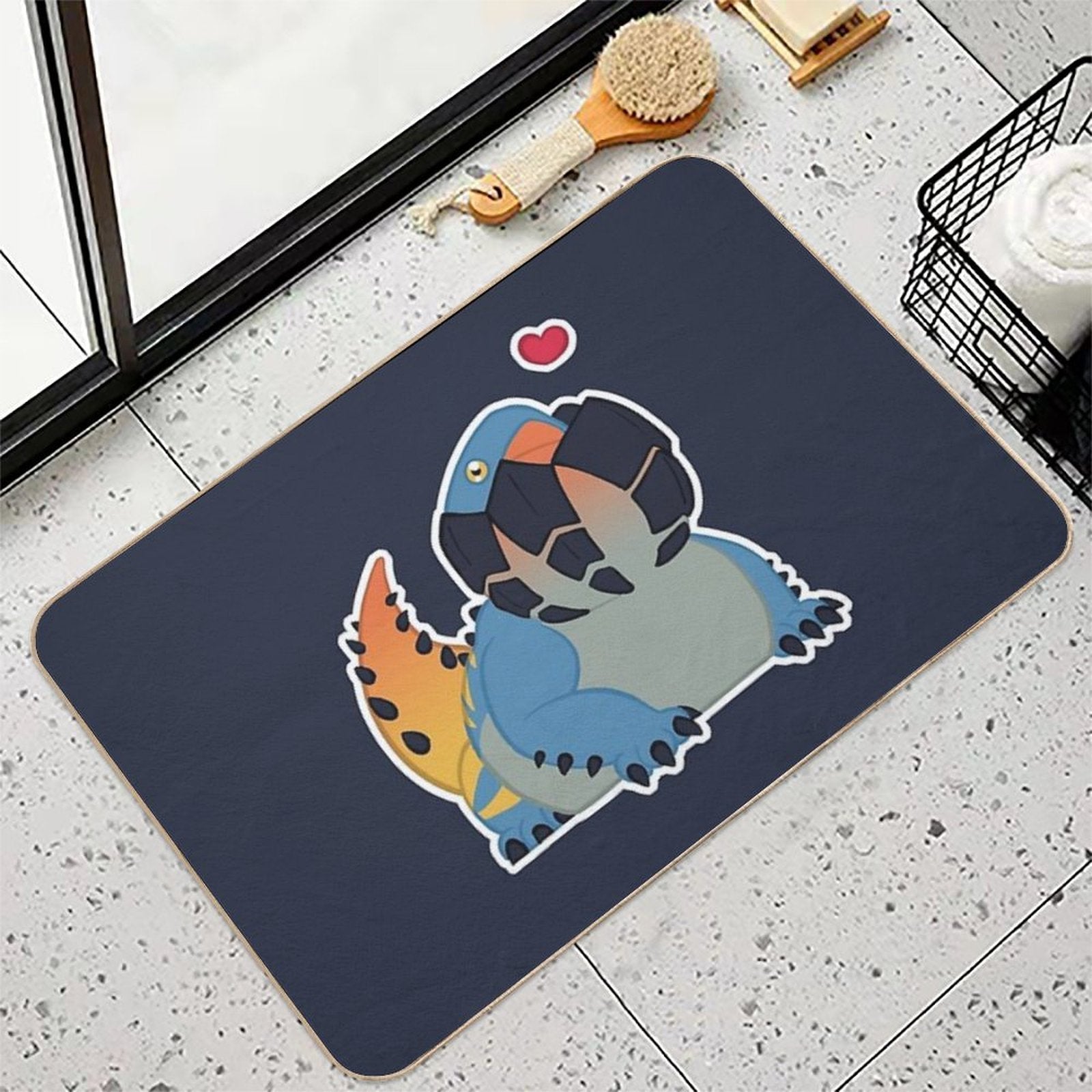 Monster Hunter Dodogama  Stain-Proof Bath Mat