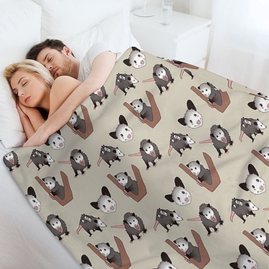 Opossums Pack Comfort Throw Blanket