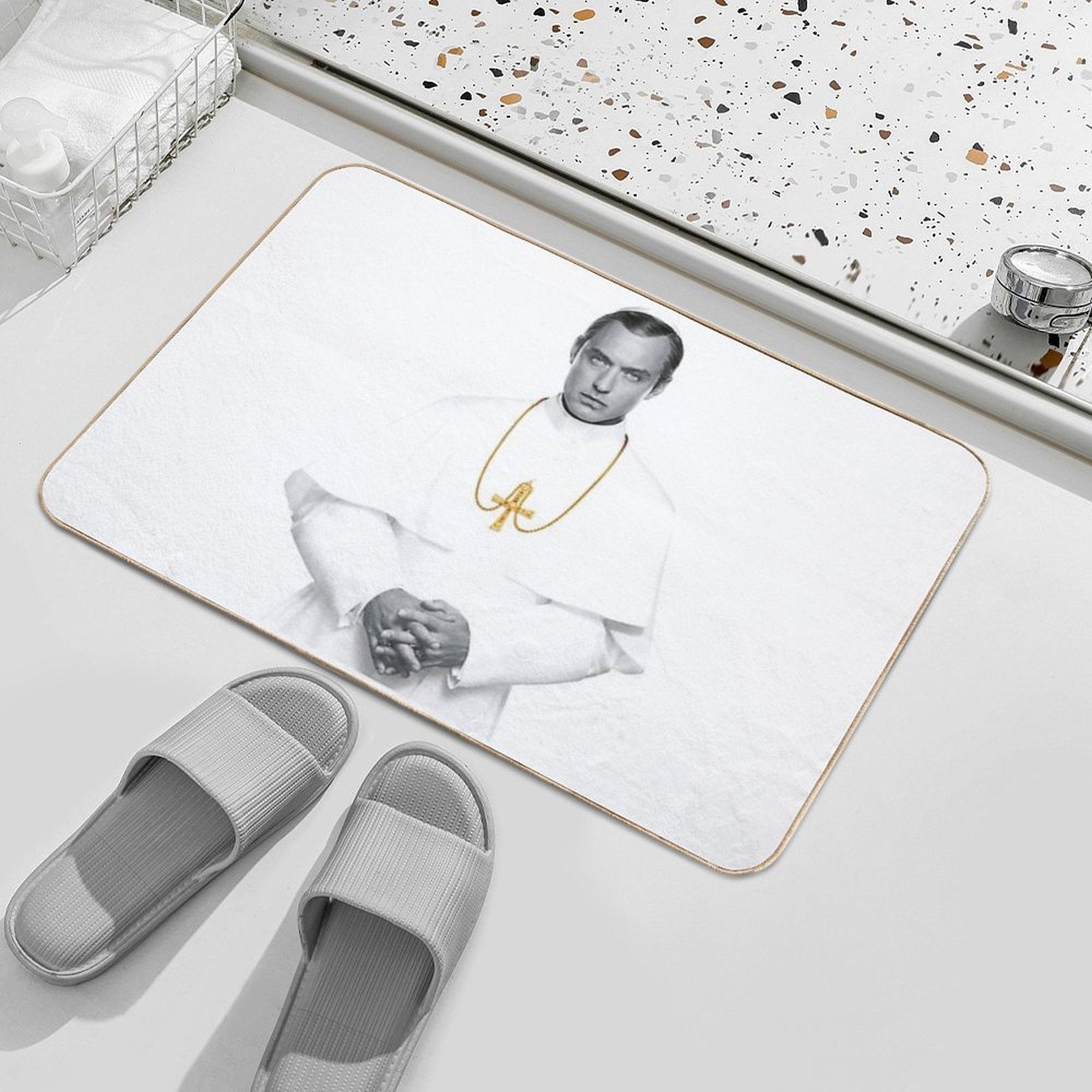 Lenny Belardo - Young Pope Pius XIII - Jude Law  High-Traffic Bath Mat