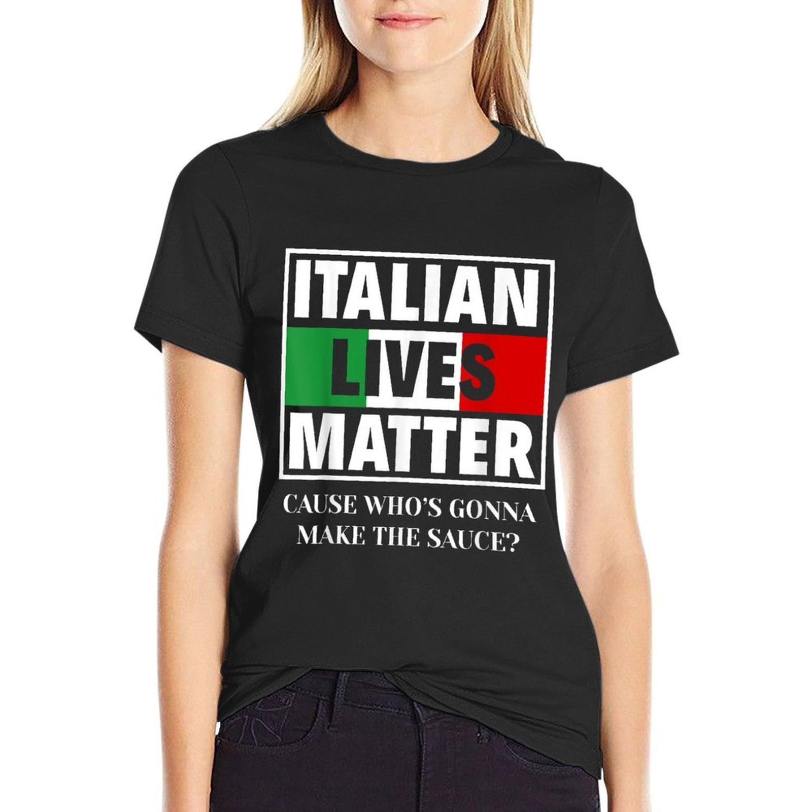 Italian Lives Matter Cook Funny Italy Italian  Moisture-wicking T-Shirt