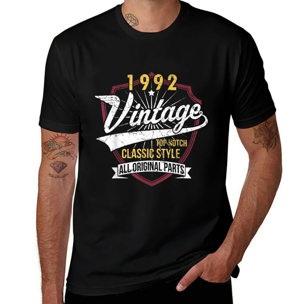 Turning 30 Birthday Decorations Men 30th BDay 1992 Birthday  Quick-drying T-Shirt