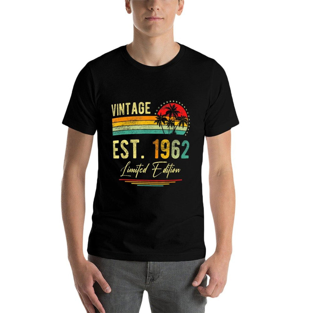 Vintage 1962 Retro 60 Years Old Being Awesome 60th Birthday  Vintage-inspired T-Shirt