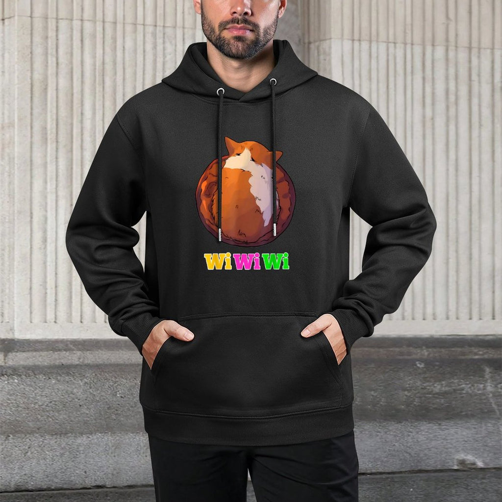 Wiwiwi Cat Funny Cute Cat Meme Cat Lovers Men Women Kids All-Day Comfort Hoodie