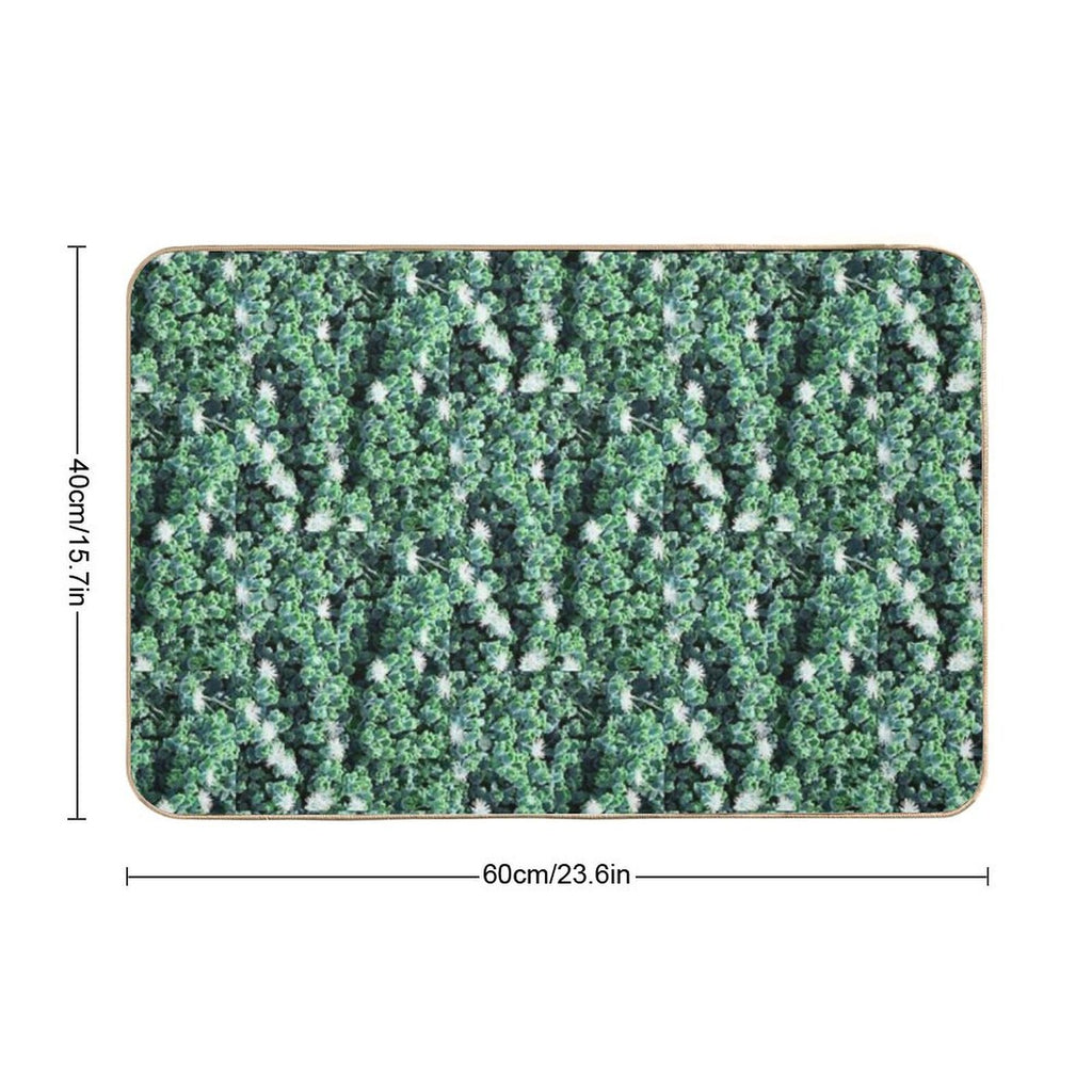 Some Beautiful White Flowers  Non-Slip Bath Mat