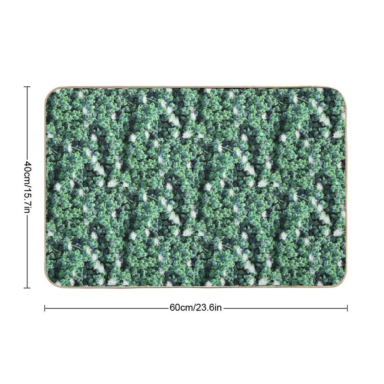 Some Beautiful White Flowers  Non-Slip Bath Mat