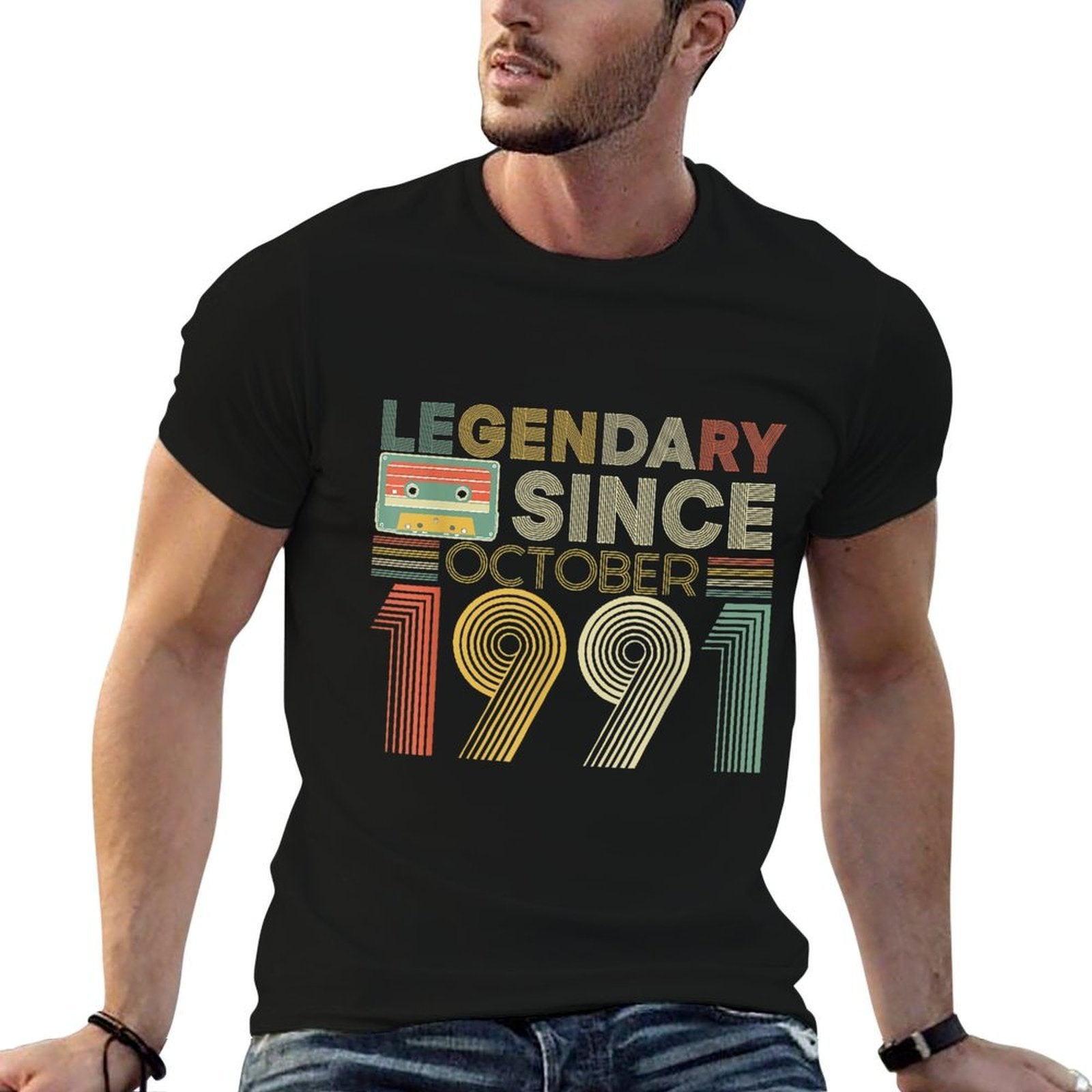 Legendary Since Tape Bday October 1991 30Th Birthday  Soft T-Shirt