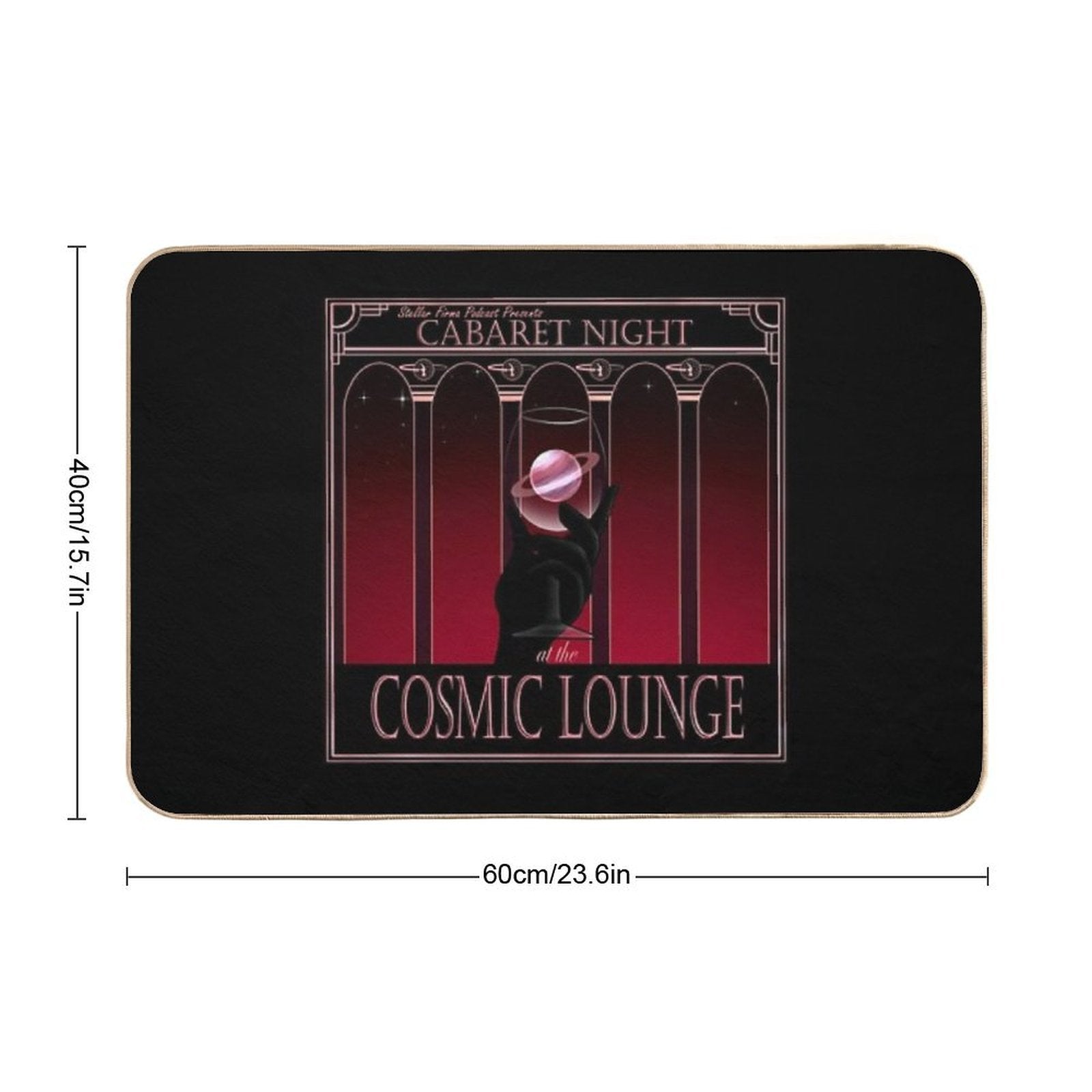 Cosmic Lounge Cabaret  Versatile Bath Mat
