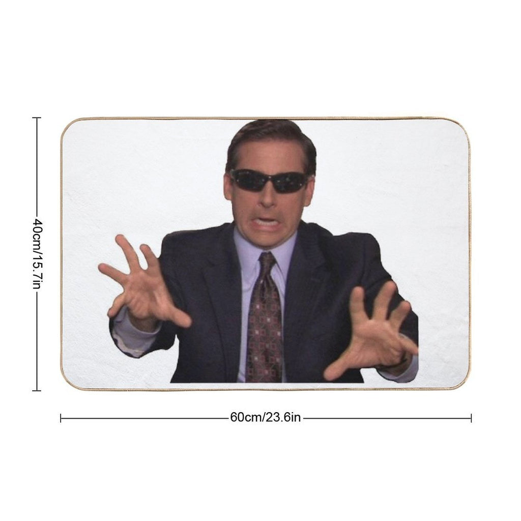 Blind Guy Mcsqueezy - Michael Scott  Dirt-Trapping Bath Mat