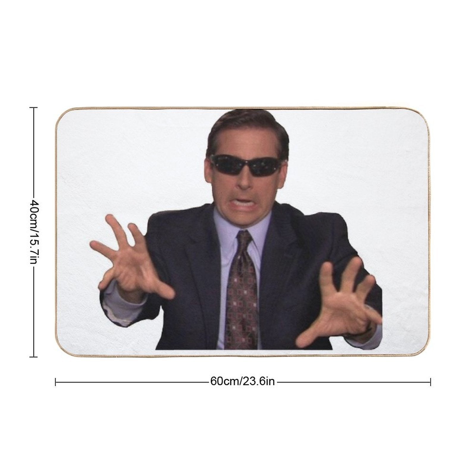 Blind Guy Mcsqueezy - Michael Scott  Dirt-Trapping Bath Mat