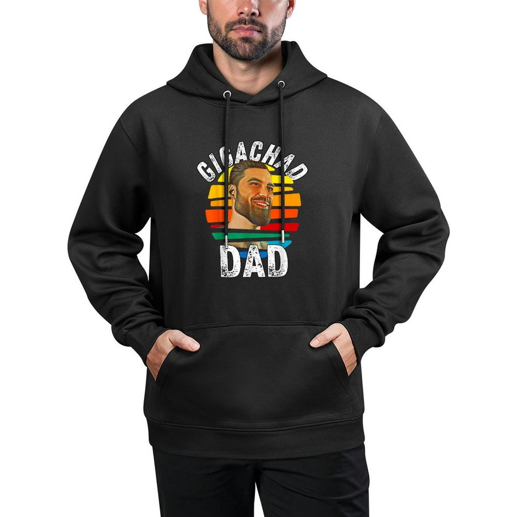 Gigachad Dad Meme Giga Chad Alpha Male Sigma Male Memes Layering Staple Hoodie