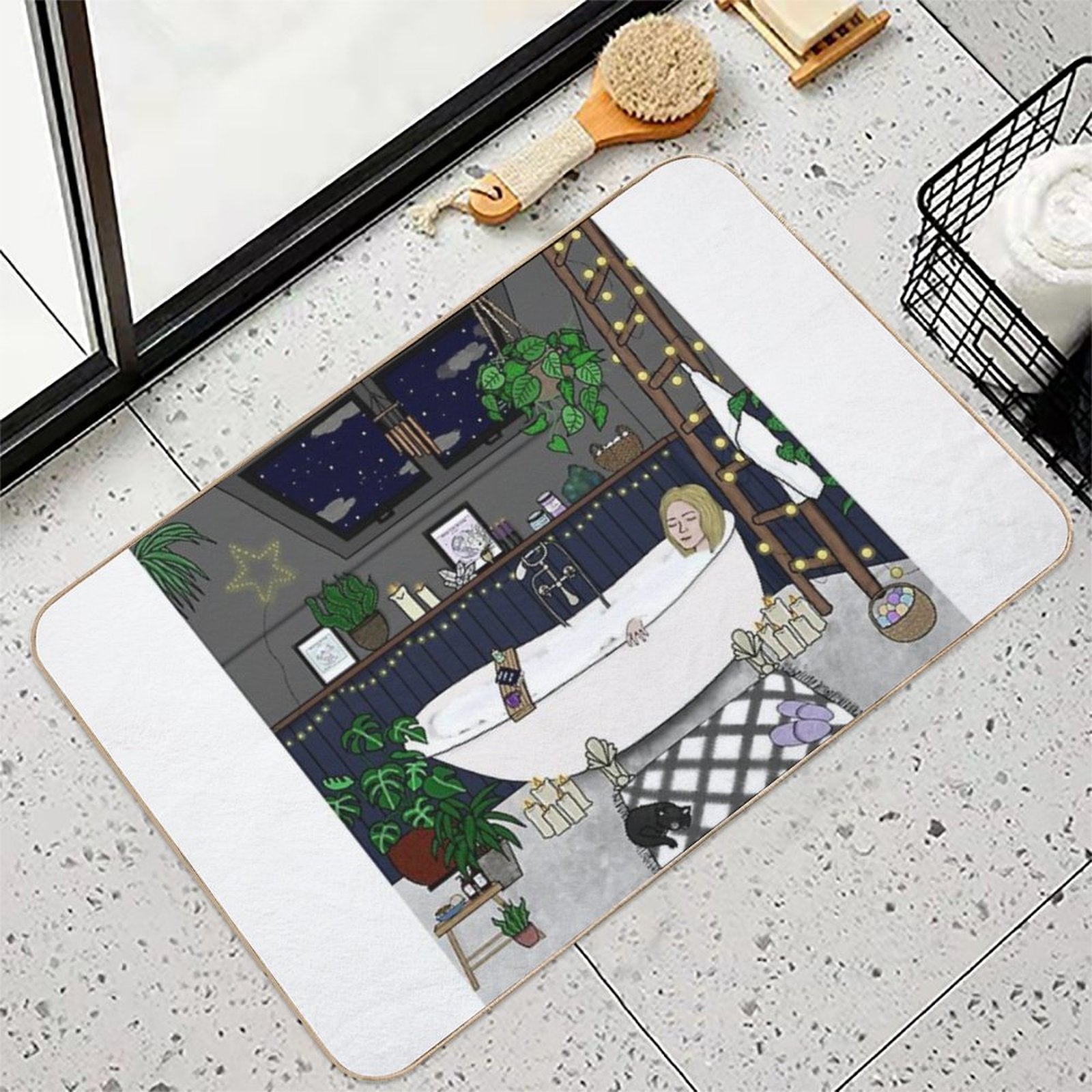 Bath Time  Absorbent Bath Mat
