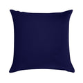 Navy Blue Solid Color Soft Durable Construction Throw Pillow