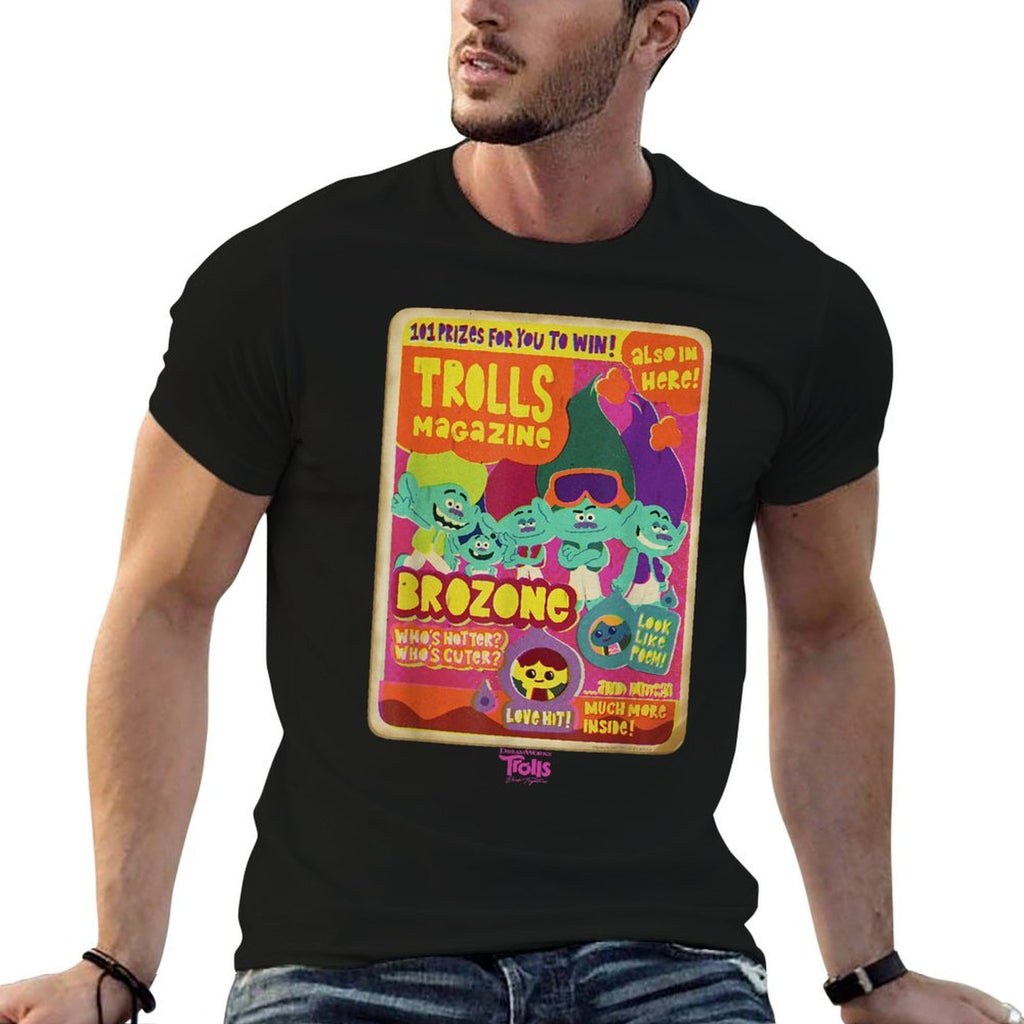 DreamWorks Trolls Band Together Brozone Magazine Cover  Stretchy T-Shirt