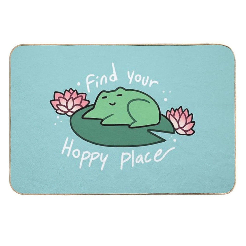 Find Your Hoppy Place  Versatile Bath Mat