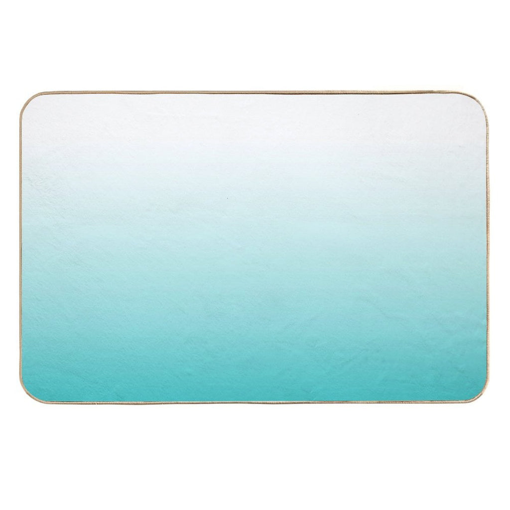 Turquoise Ombre  Eco-Friendly Bath Mat