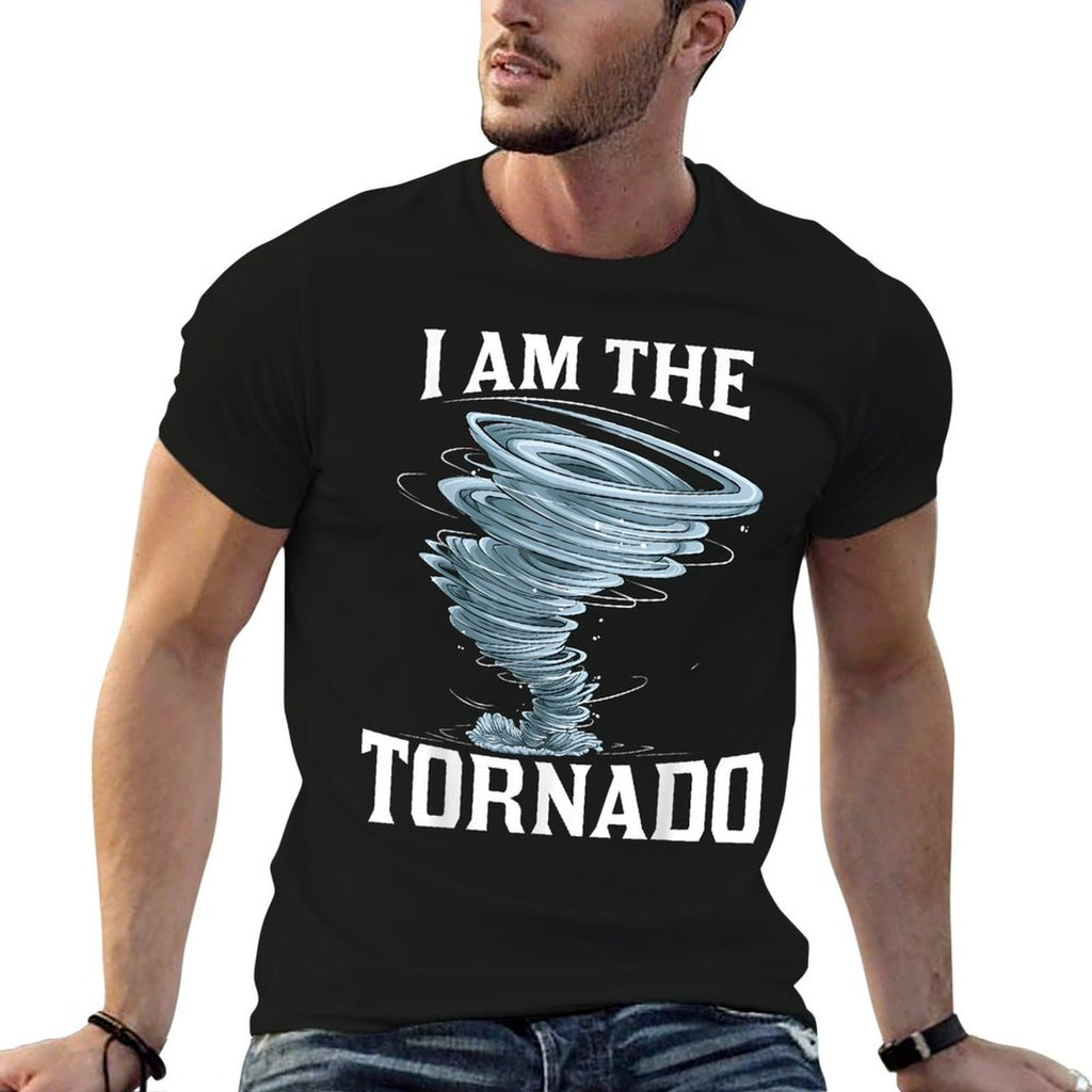 I'm The Tornado Storm Twister Meteorologist Mens Kids Funny  Ribbed Collar T-Shirt