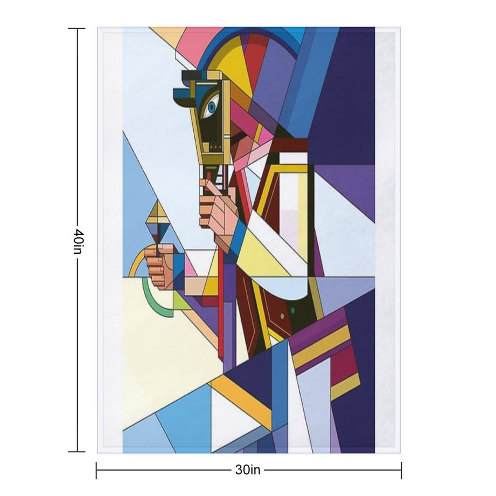 The Dance of The Güegüense Or Macho Mouse Versatility Throw Blanket