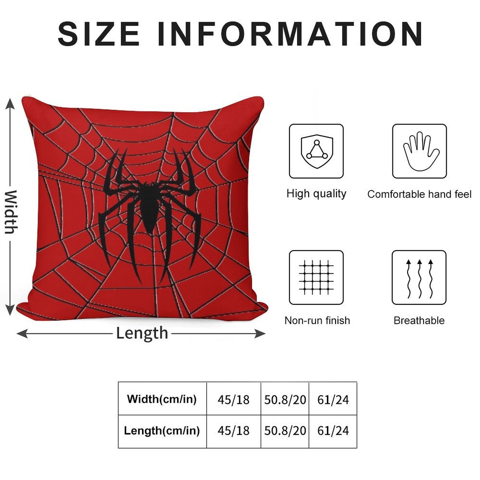 Spiderman Soft Gift Ready Throw Pillow