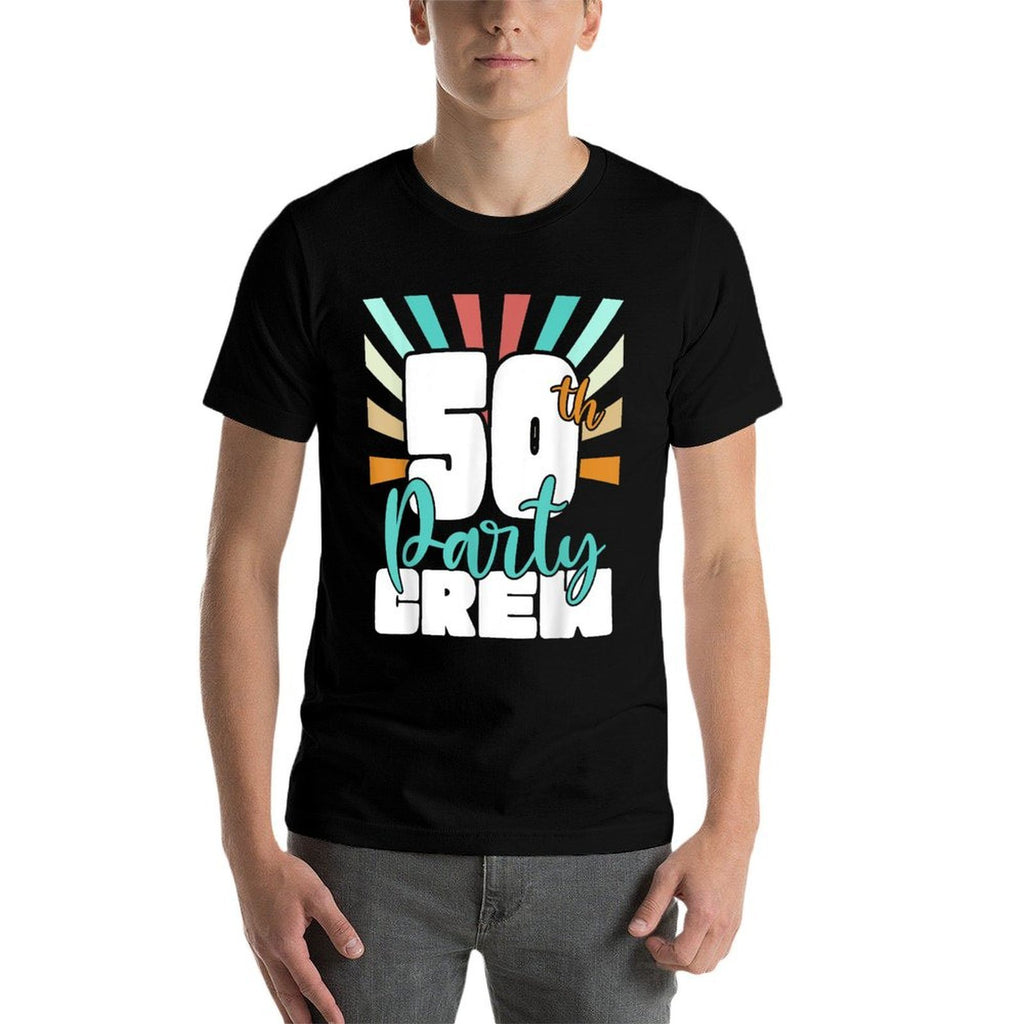 50th Party Crew Birthday Squad Funny 50 Year Old Birthday  Eco-friendly Material T-Shirt
