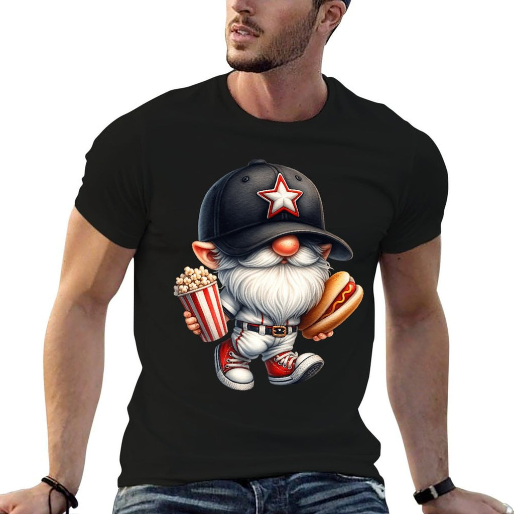 Pink Baseball Accessories For Women And Girls Hot Dog Gnome Premium  Affordable Price T-Shirt
