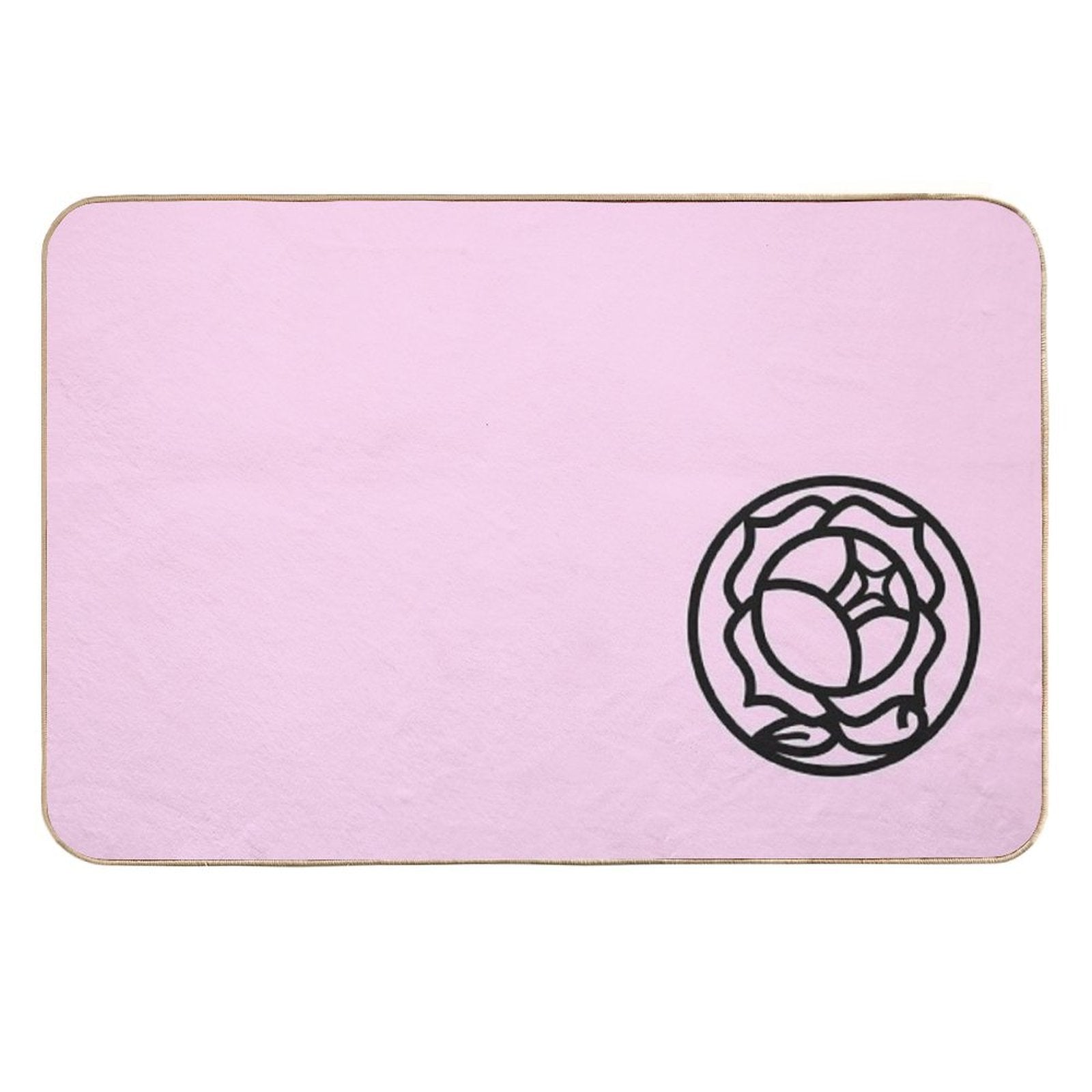Utena Rose Crest  Rapid-Drying Bath Mat