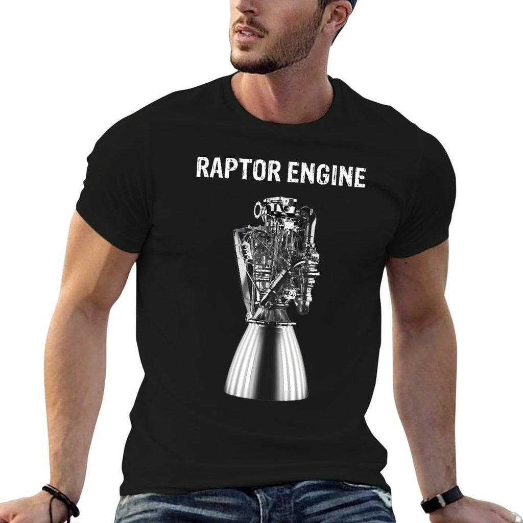 Starship Raptor Engine For Space Explorer  Rocket Scientist  Wrinkle-resistant T-Shirt