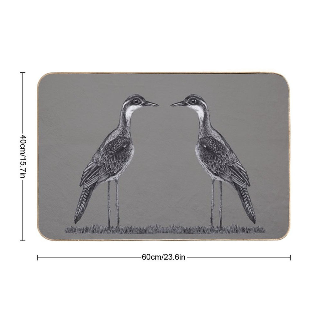 Bush Stone-Curlew Durable Bath Mat