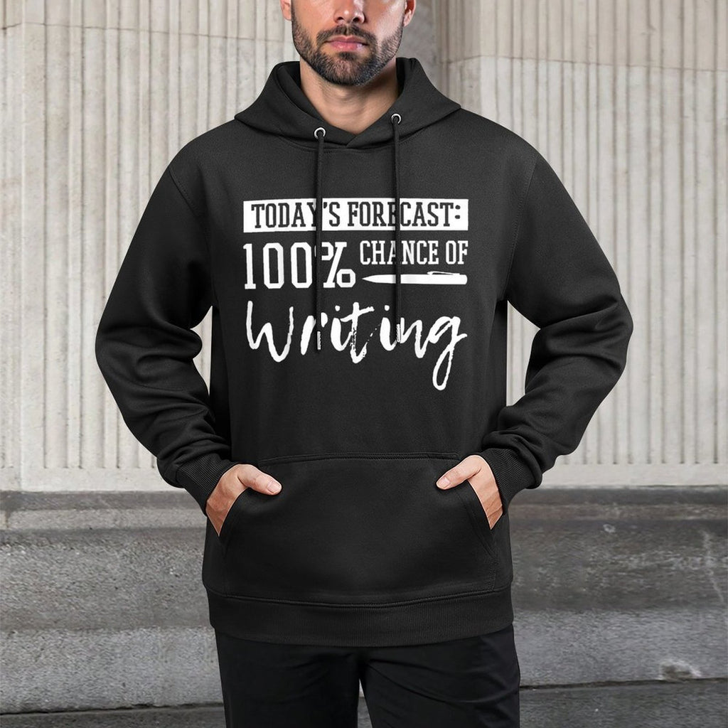 Author Journalist Teacher Writing Content Creator Gift Kangaroo Pocket Hoodie