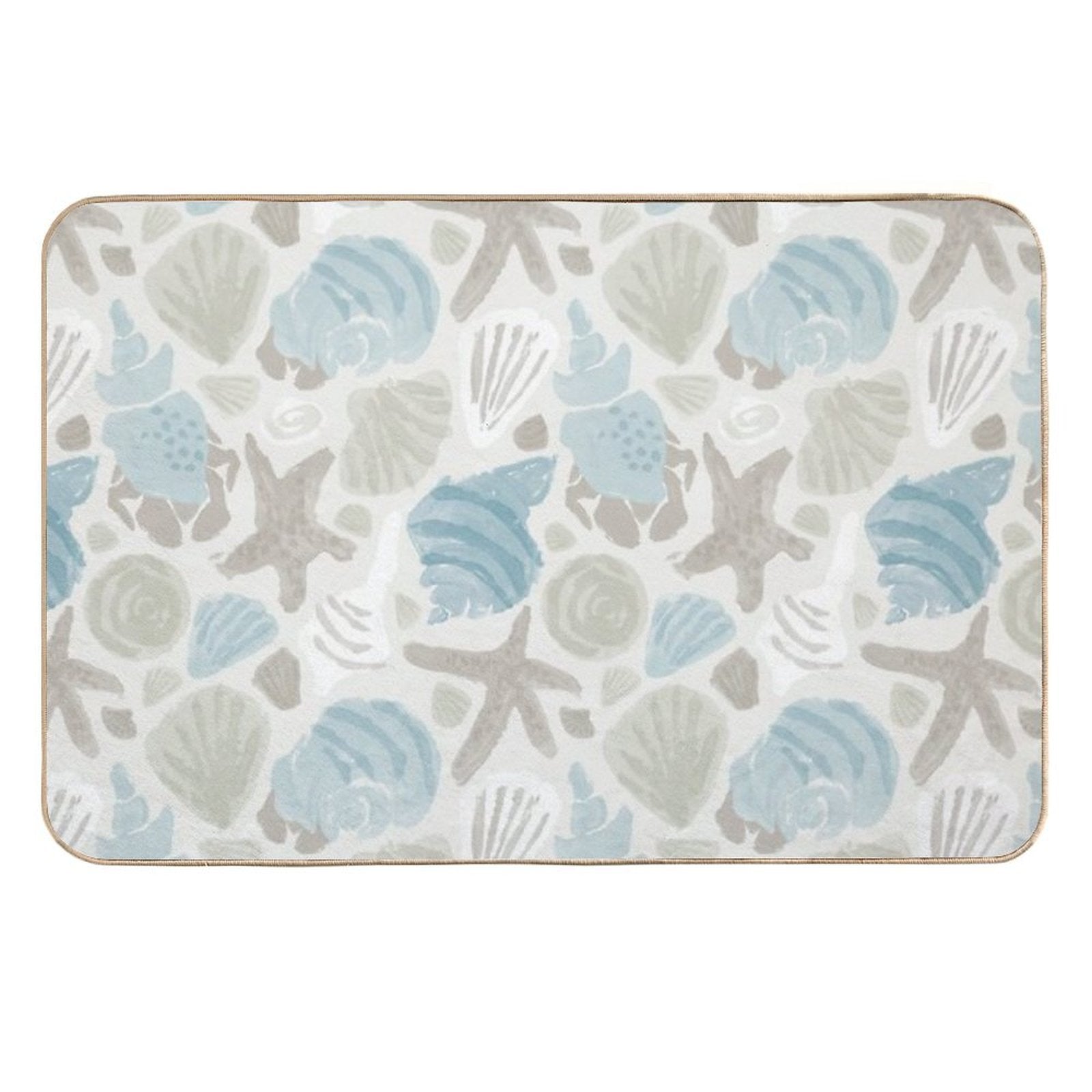 She Sells Seashells by The Seashore  Fade-Resistant Bath Mat