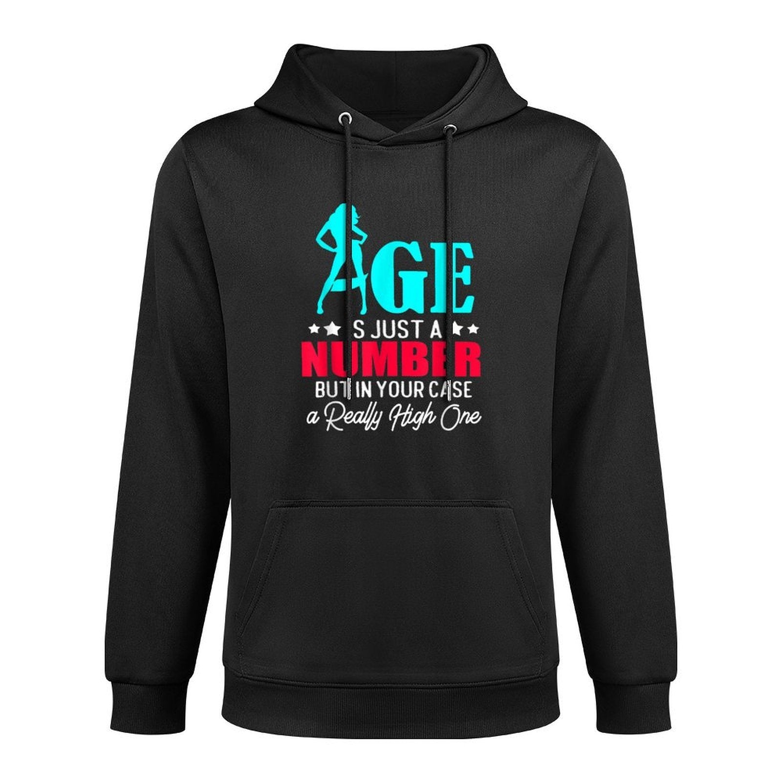 Age Is Just A Number 30th Birthday Kangaroo Pocket Hoodie