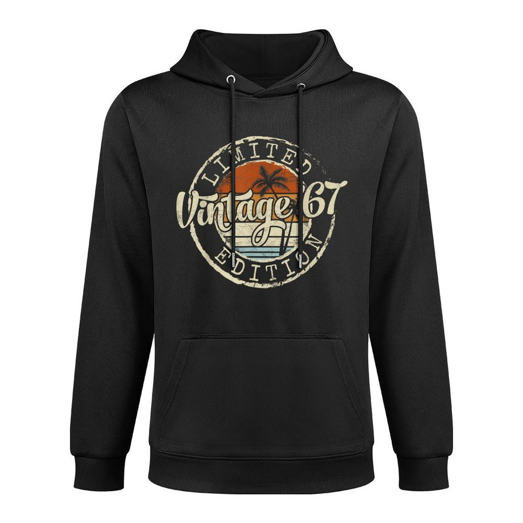 Vintage 1967 58th Birthday Gifts For Men Women 58 Year Old Breathable Fabric Hoodie