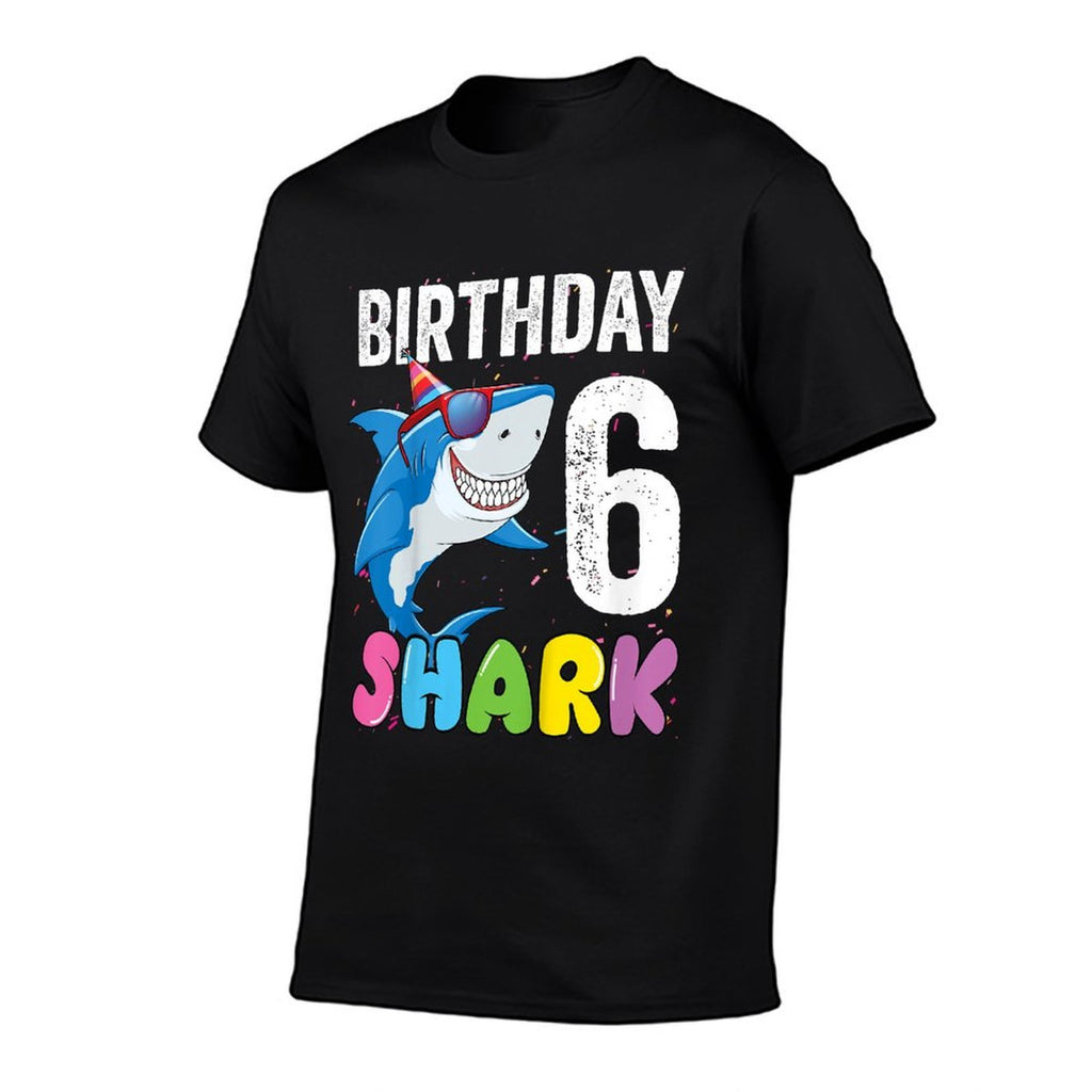 Kids 6th Birthday Shark JawSome Six Year Old Kids  Moisture-wicking T-Shirt