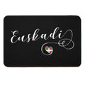 Euskadi, Basque Country, Heart, Flag  Long-Lasting Bath Mat